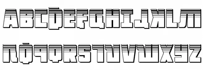 October Guard Platinum Regular Schriftart Groß