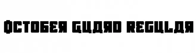 October Guard Regular  Frei Schriftart Herunterladen