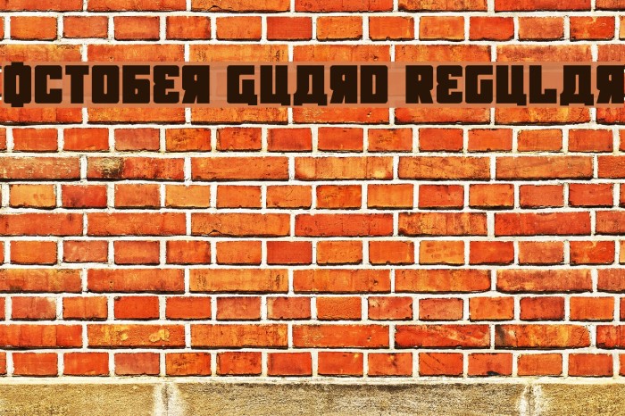 October Guard Regular Font examples