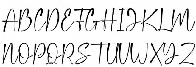 October Holidays 字体 大写