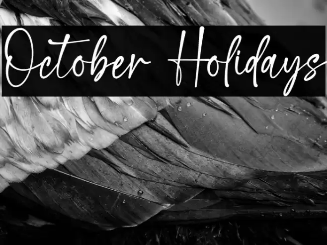 October Holidays Polices examples