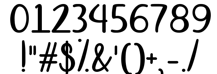 October Moon Font OTHER CHARS