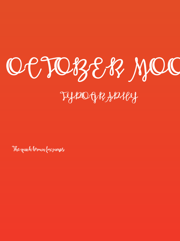 October Moon Poster
