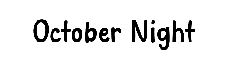 October Night  لخطوط تنزيل