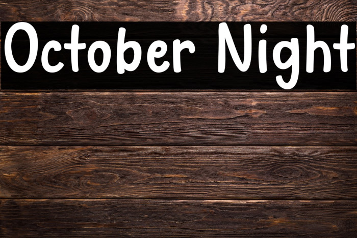 October Night Example 3