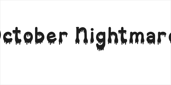 October Nightmare Logo
