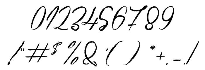 October Quotes Font OTHER CHARS