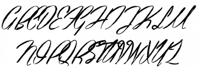 October Quotes Schriftart Groß