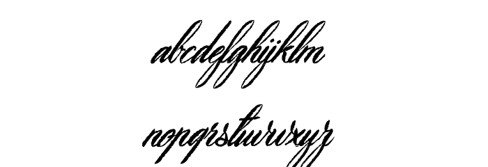 October Quotes Font LOWERCASE