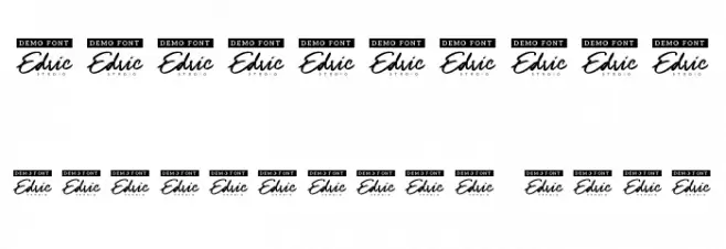 October Ride Demo Font OTHER CHARS