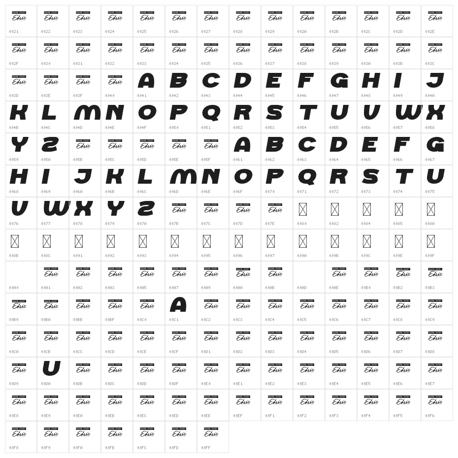 October Ride Demo Character Map