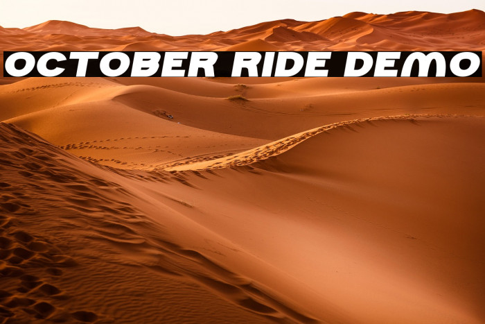 October Ride Demo Example 3