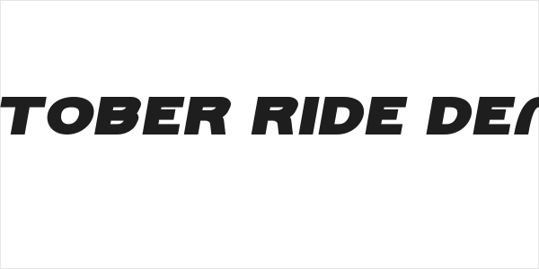 October Ride Demo Logo