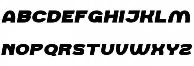 October Ride Demo Font LOWERCASE