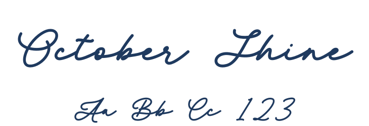 October Shine Font Preview