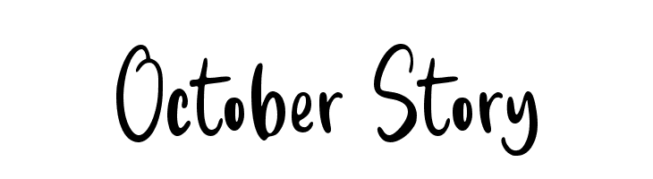 October Story  les polices de caractères gratuit tlcharger