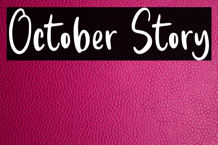 October Story Example 1