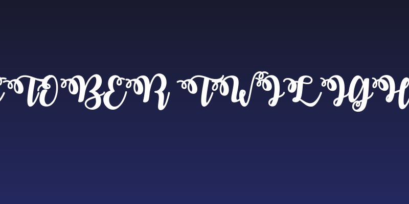 October Twilight Social Header