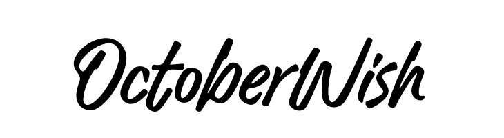 October Wish  font caratteri gratis