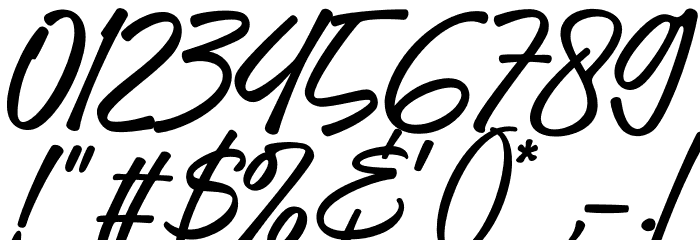 October Wish Schriftart Anderer Schreiben