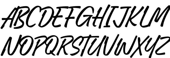October Wish Schriftart Groß