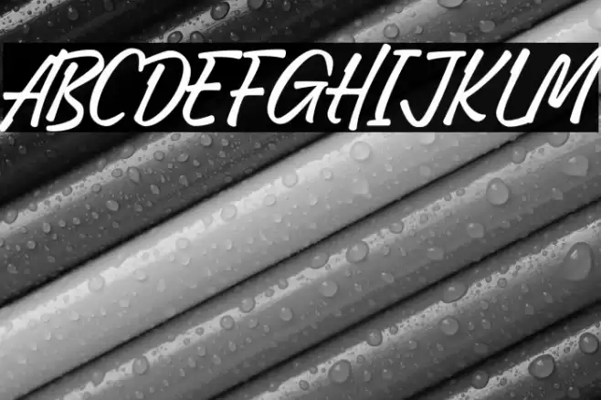 October Wish Caratteri examples