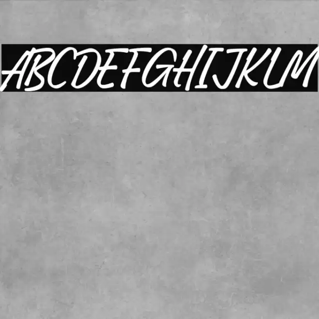 October Wish Caratteri examples