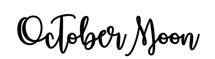 OctoberMoon Schriftart