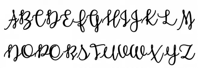 OctoberMoon Schriftart Groß
