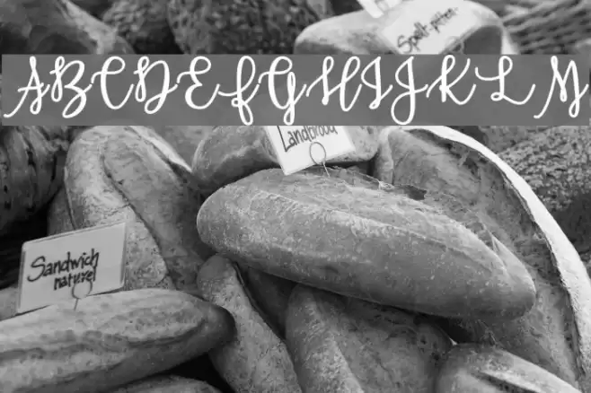 OctoberMoon Font examples