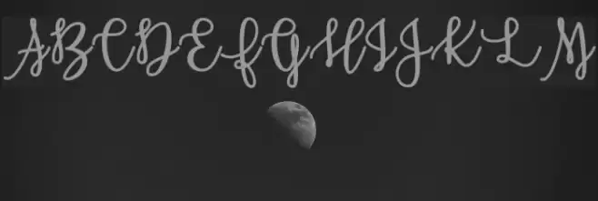 OctoberMoon Font examples