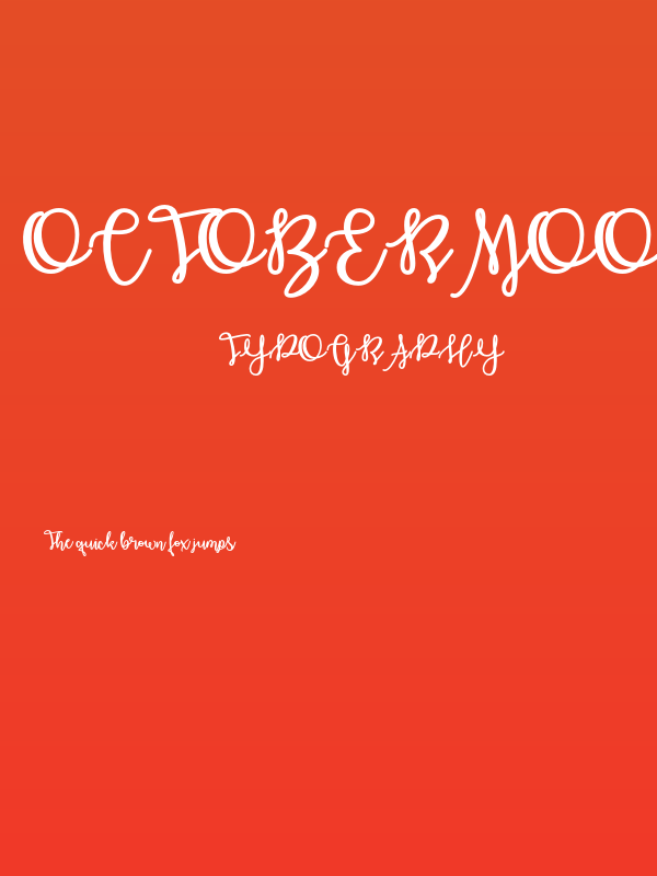 OctoberMoon Poster