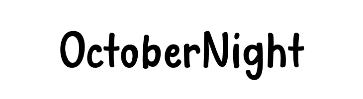 OctoberNight  Free Fonts Download