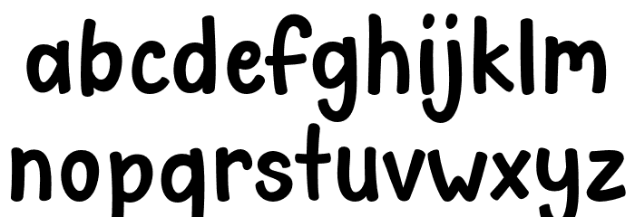 OctoberNight Font LOWERCASE