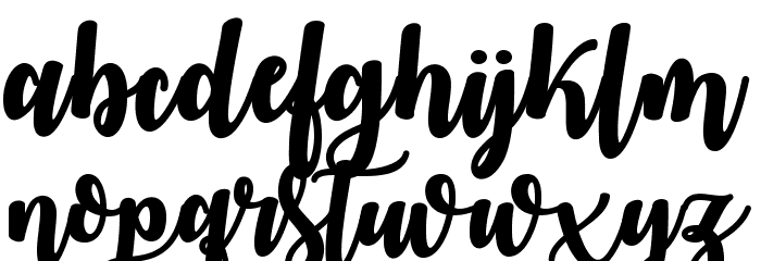 OctoberTwilight Font LOWERCASE