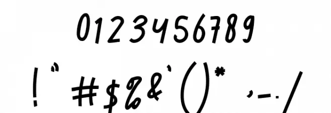 Octobre Regular Font OTHER CHARS