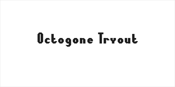 Octogone Tryout Logo