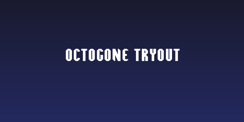 Octogone Tryout Social Header
