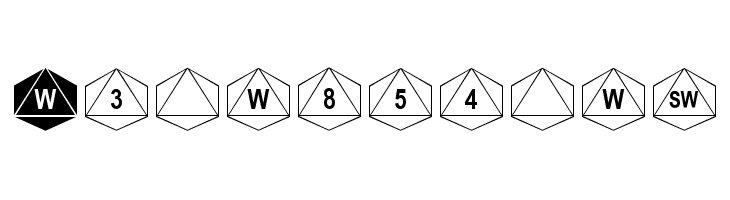 Octohedron Font