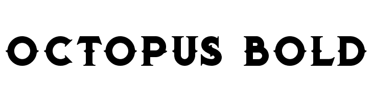 Octopus Bold  フリーフォントのダウンロード
