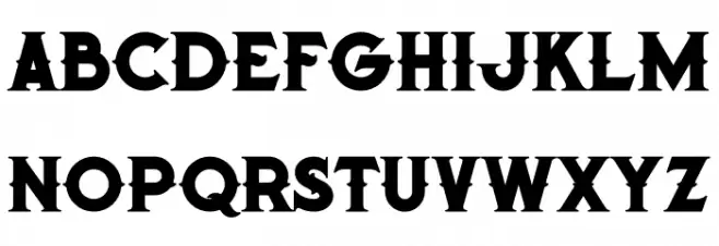 Octopus Bold Font Litere mari