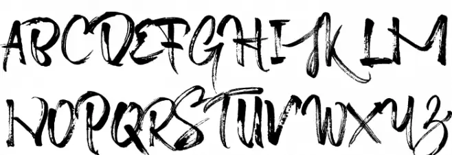 Octopus Font Schriftart Groß