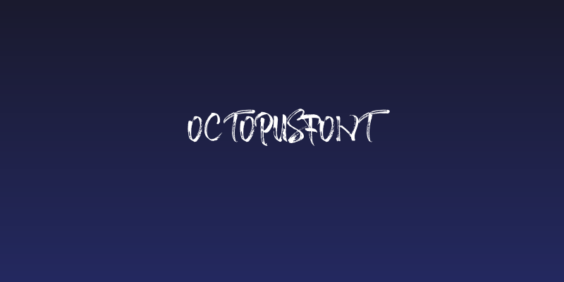 OctopusFont Social Header