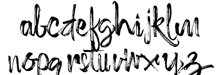OctopusFont Font LOWERCASE