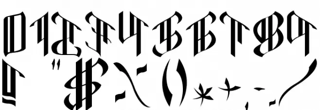 OctopustypeRegular Font OTHER CHARS