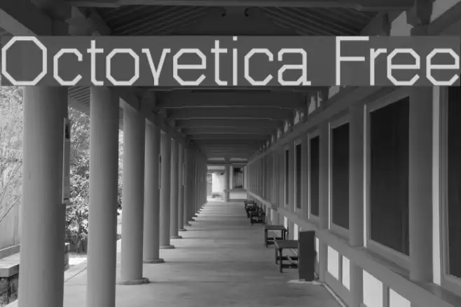 Octovetica Free Font examples