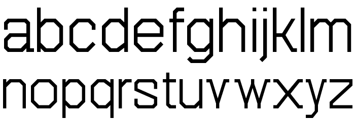 Octovetica Free Font LOWERCASE