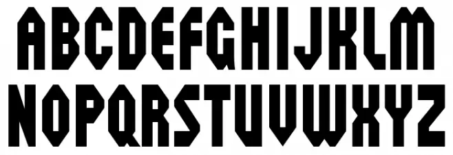 Octoville-Regular 字体 大写