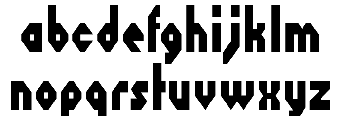 Octoville-Regular Font LOWERCASE
