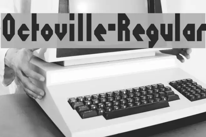 Octoville-Regular Font examples